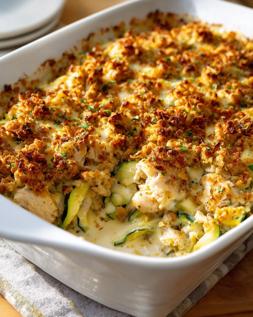 Healthy Chicken Zucchini Casserole - detail 4