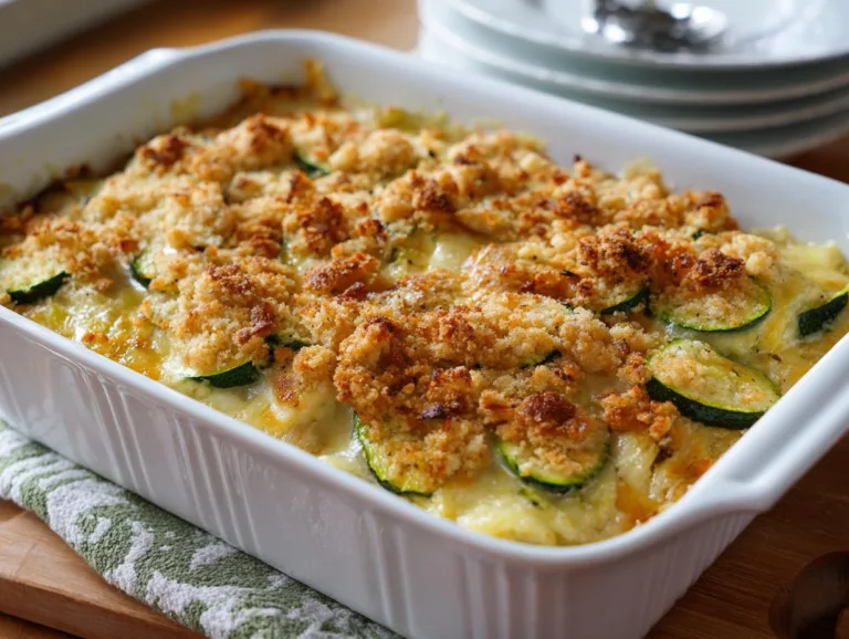 Healthy Chicken Zucchini Casserole