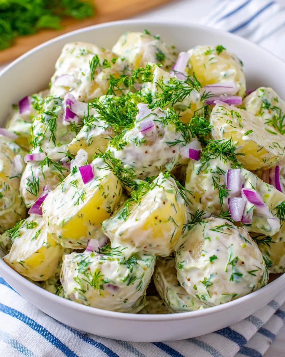 Ina Gartens Potato Salad - detail 3