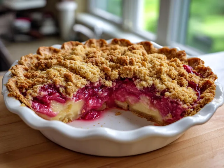 Old Fashioned Rhubarb Pie Recipe