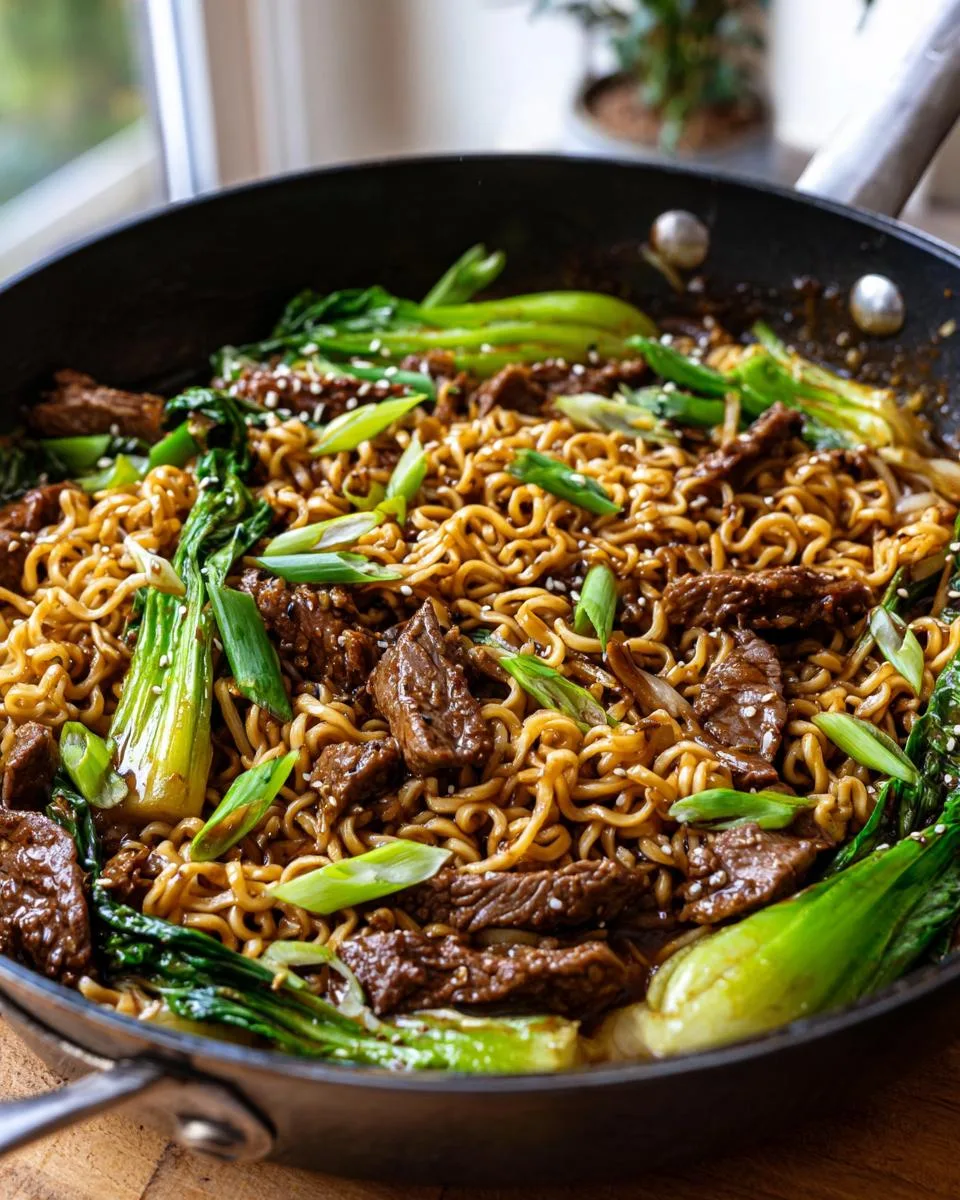 One Pan Beef Ramen Noodles - detail 2