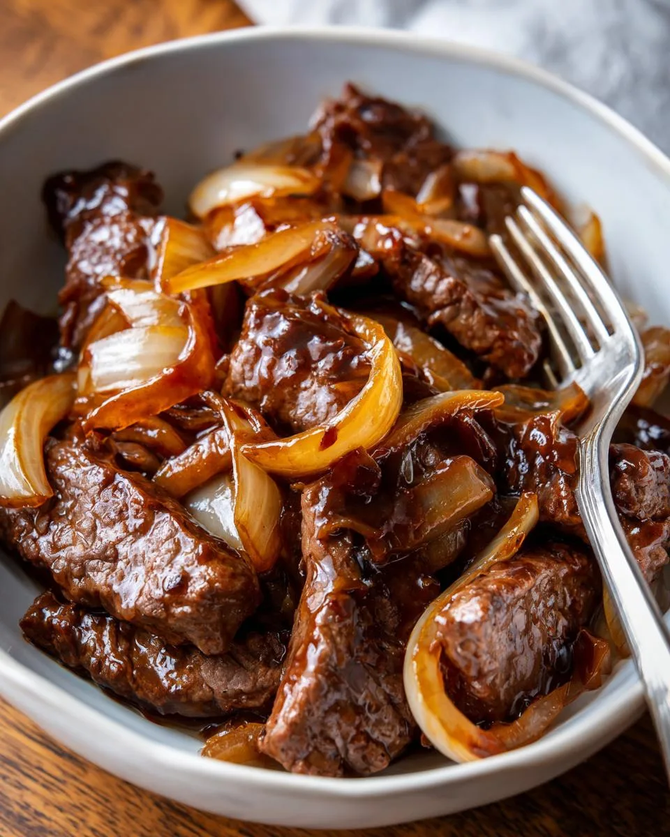 Sizzling Chinese Pepper Steak Onions - detail 3