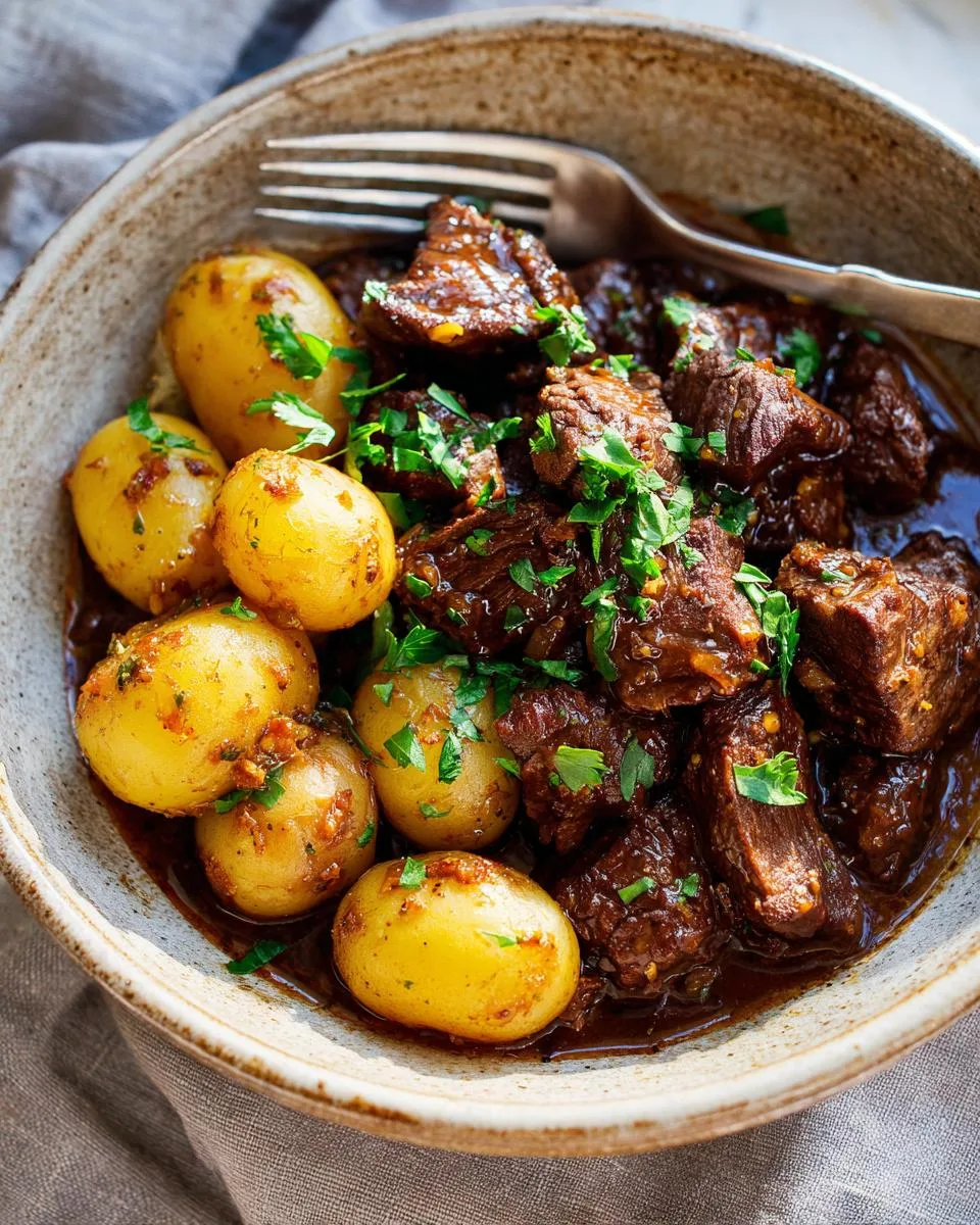 Slow Cooker Garlic Butter Beef - detail 3