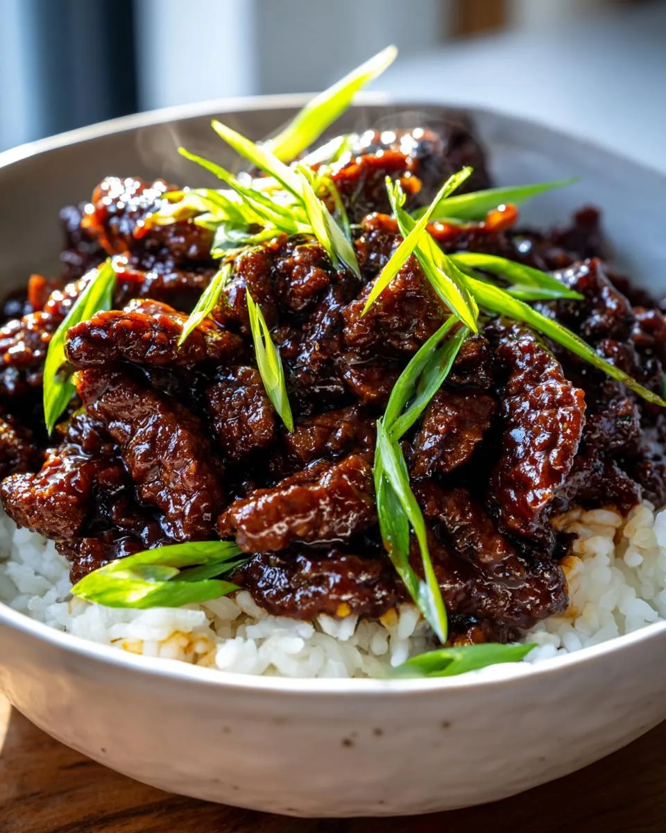 Spicy Mongolian Minced Beef - detail 3