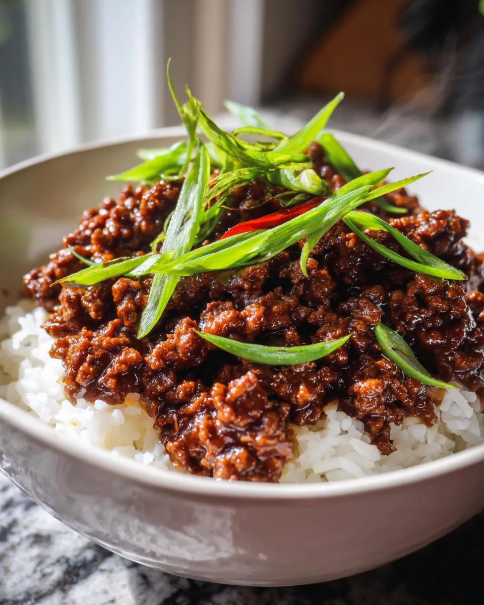 Spicy Mongolian Minced Beef - detail 4