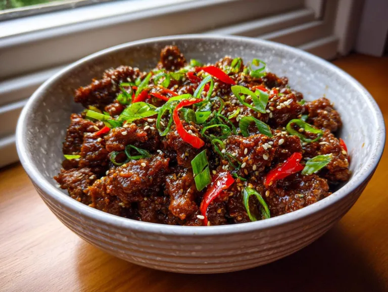 Sticky Ginger Beef Mince
