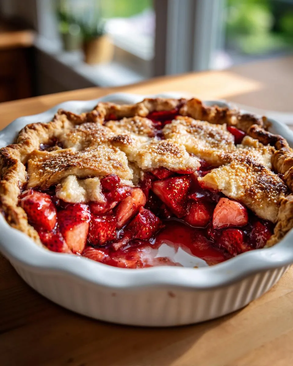 Strawberry Rhubarb Pie Recipe - detail 3