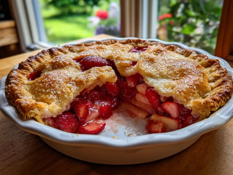 Strawberry Rhubarb Pie Recipe