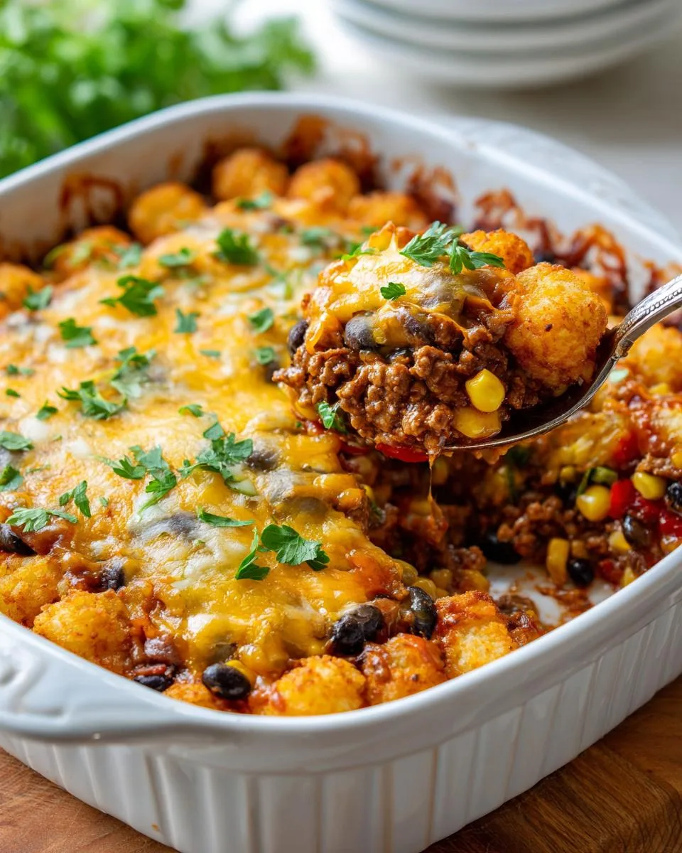 Tater Tot Taco Casserole - detail 3