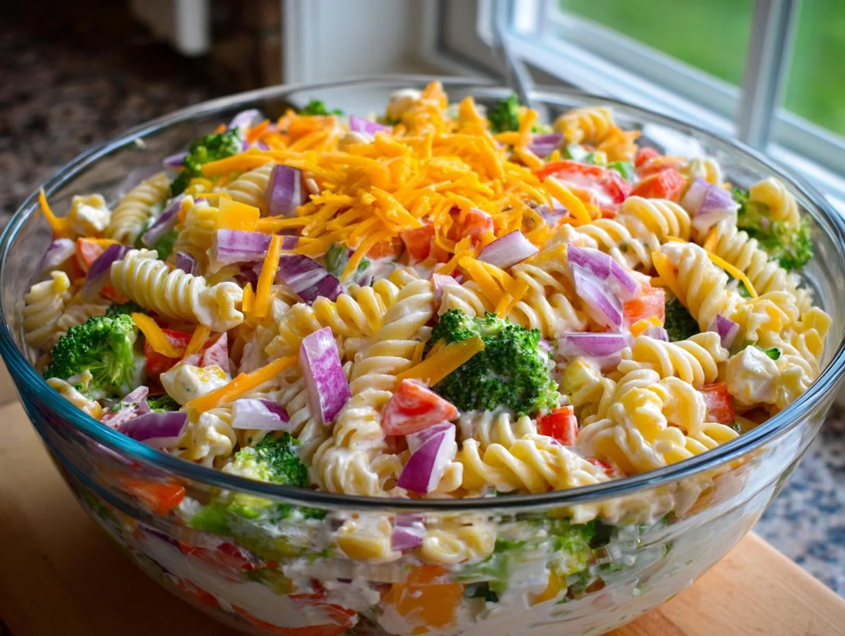 15-Minute Veggie Cottage Cheese Pasta Salad Your Family Will Devour