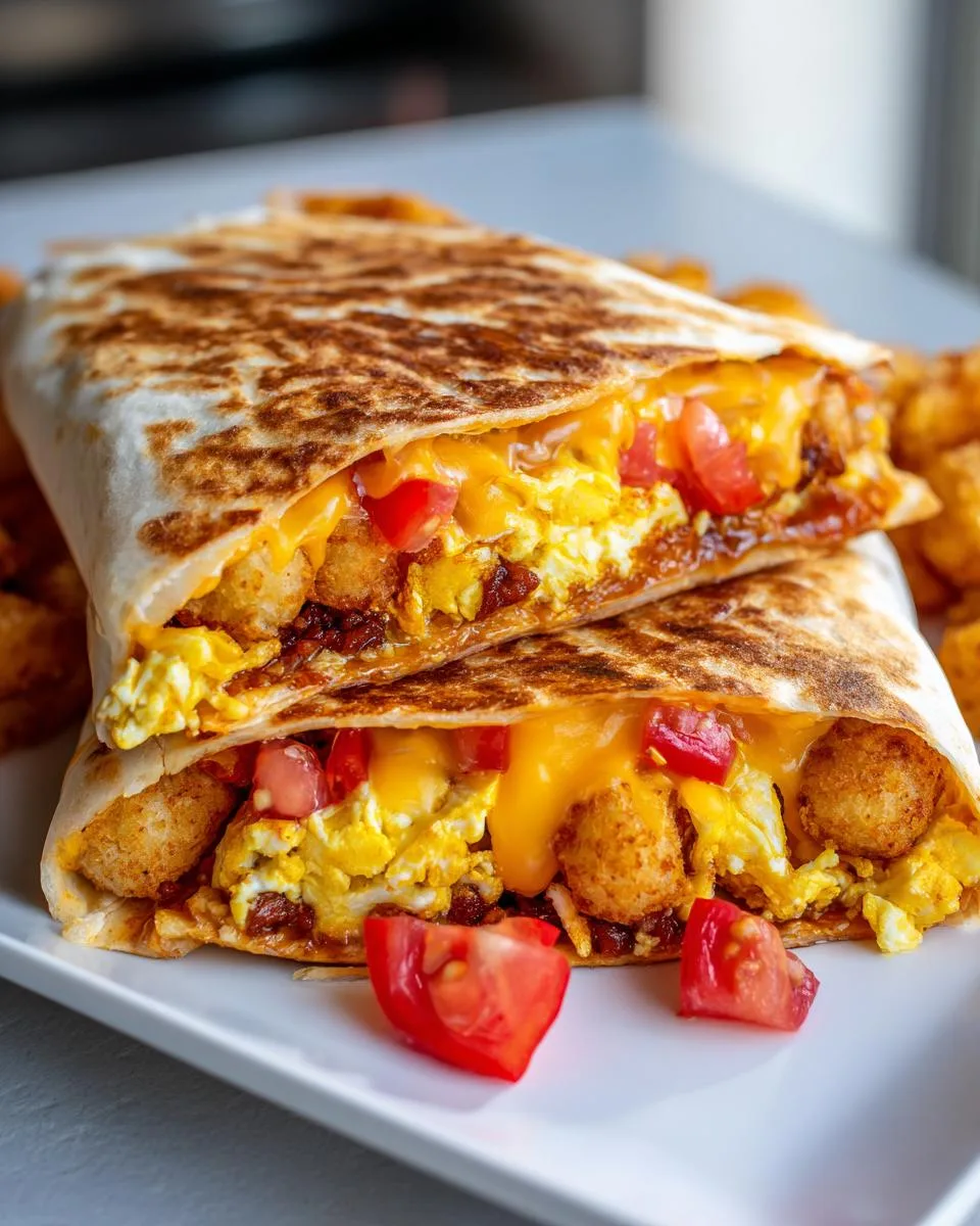 breakfast crunchwrap - detail 3
