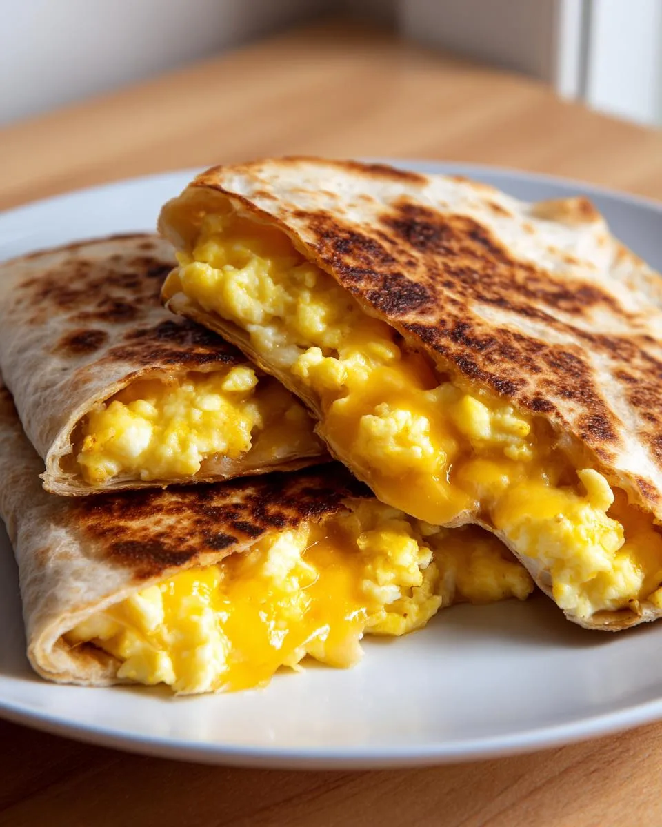 cheddar eggs quesadillas - detail 4