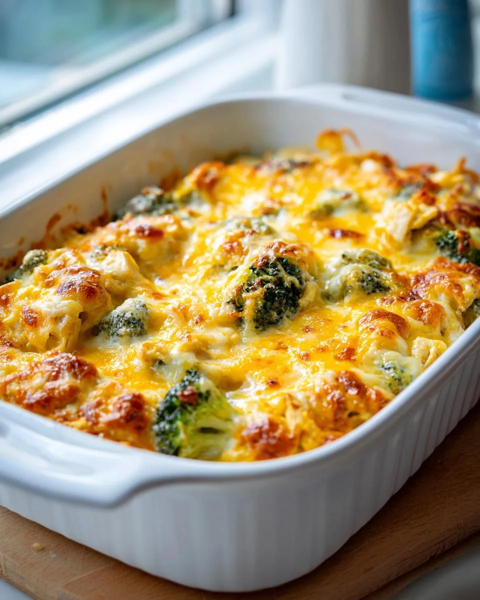 creamy low carb chicken casserole - detail 3