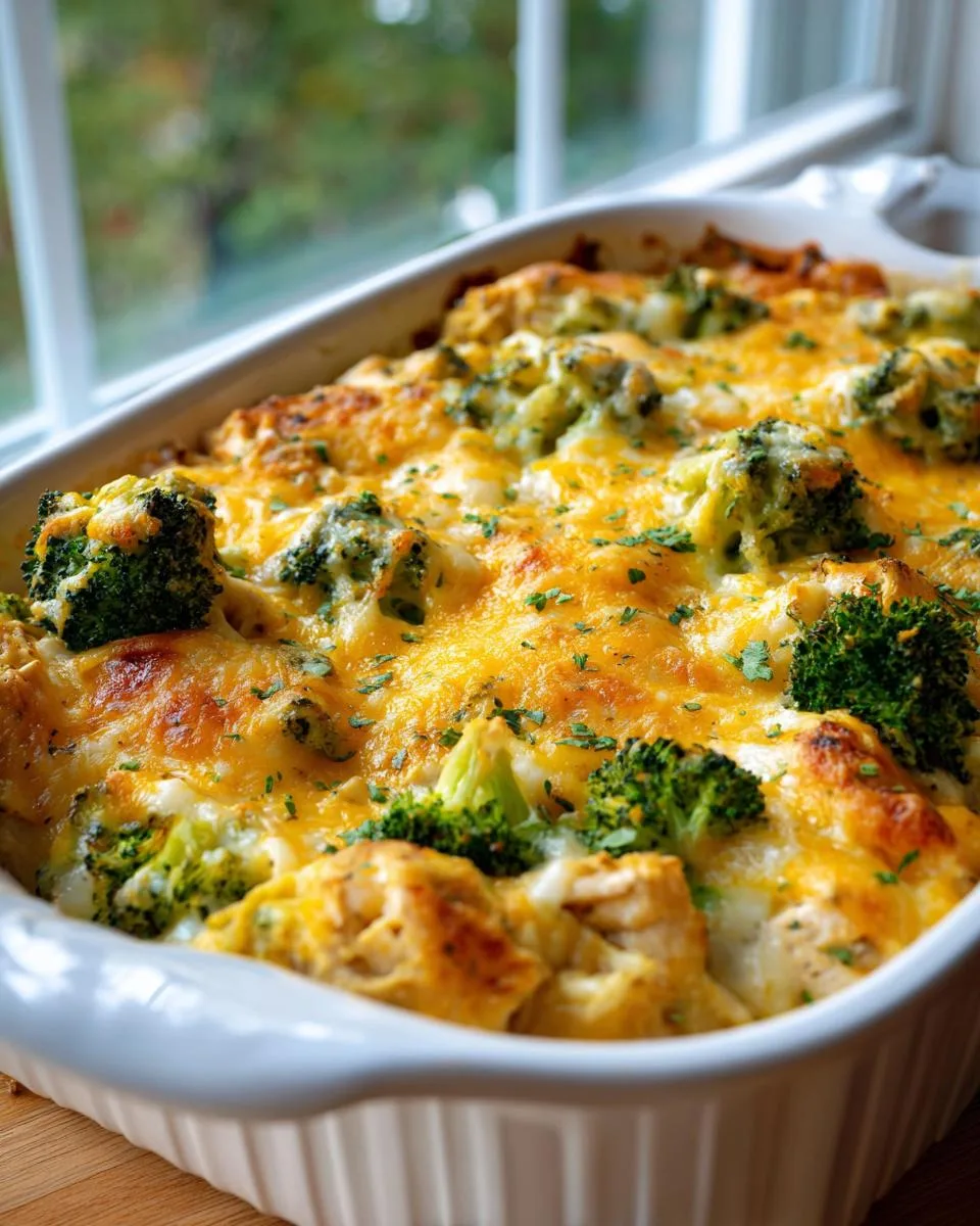 creamy low carb chicken casserole - detail 4