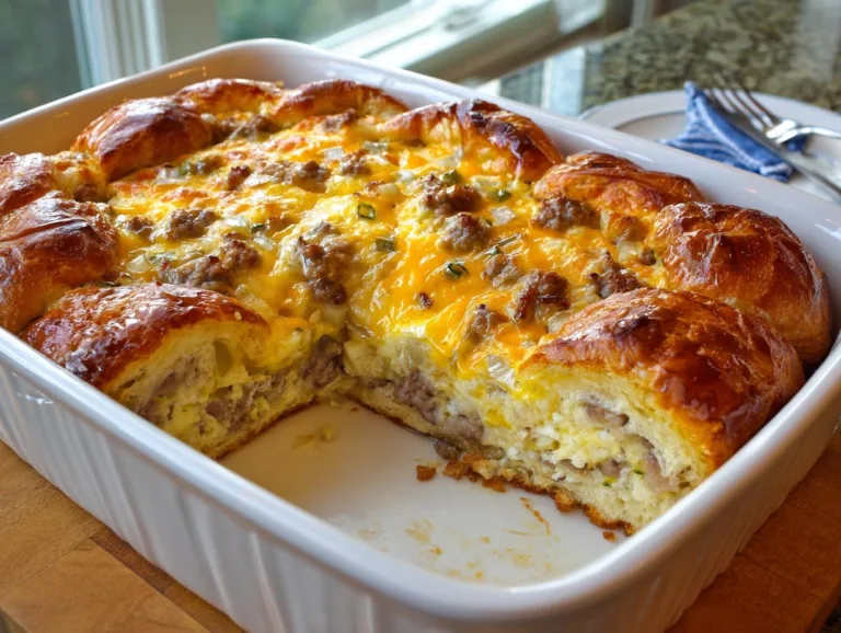 crescent roll breakfast casserole