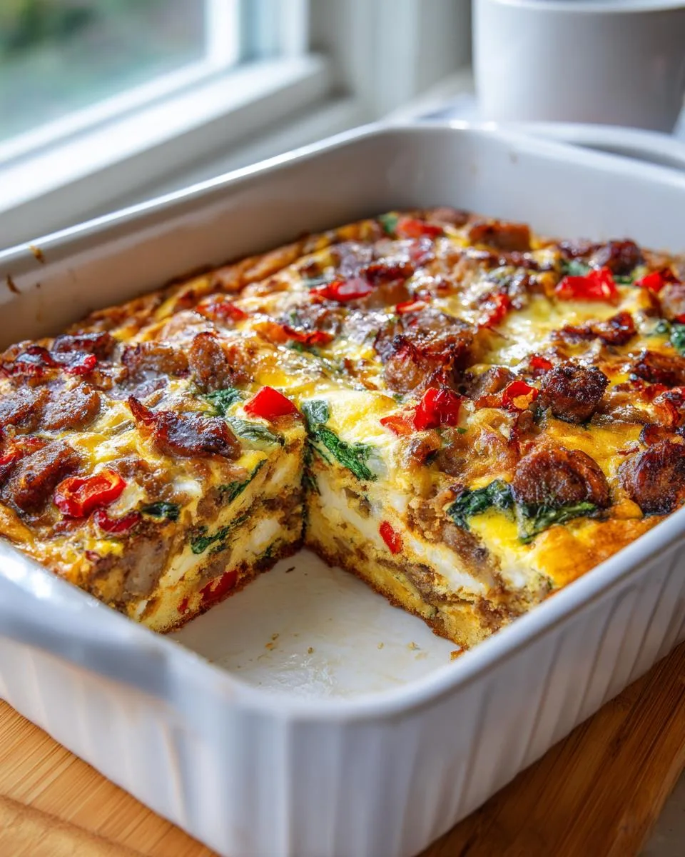 effortless overnight breakfast Casserole - detail 2