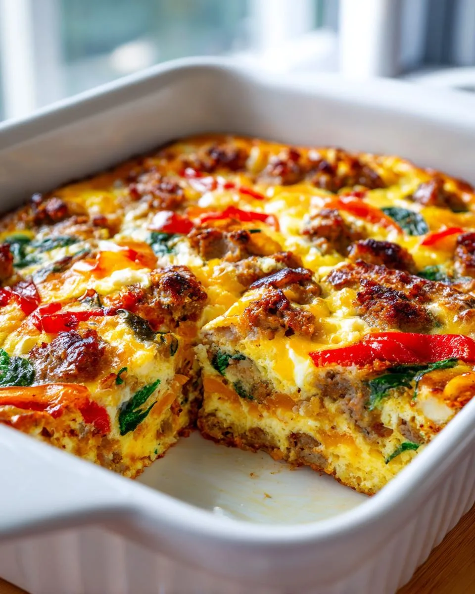 effortless overnight breakfast Casserole - detail 3