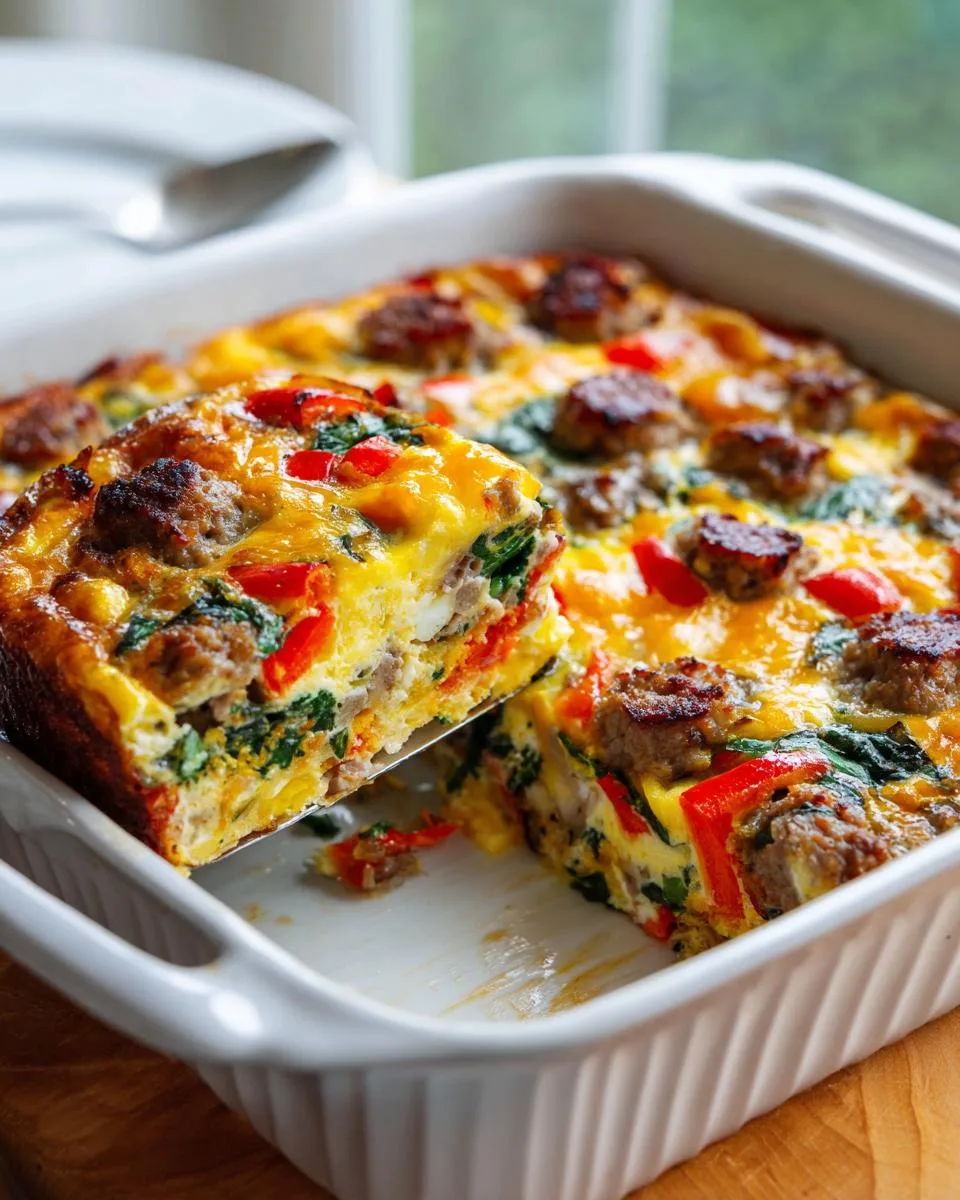 effortless overnight breakfast Casserole - detail 4
