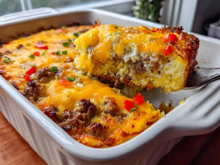 hashbrown filling breakfast casserole