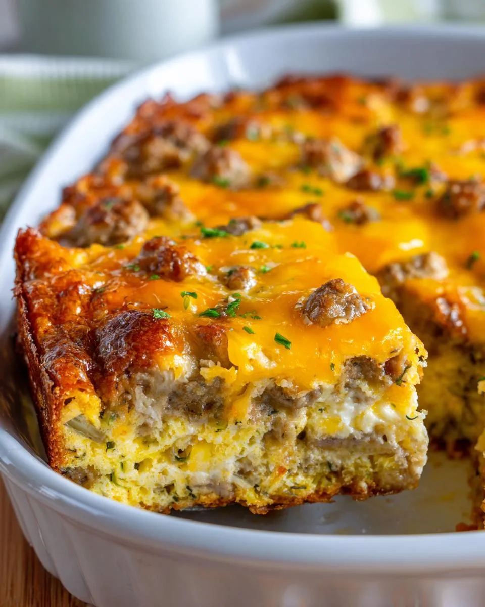 high protein breakfast s casserole - detail 4