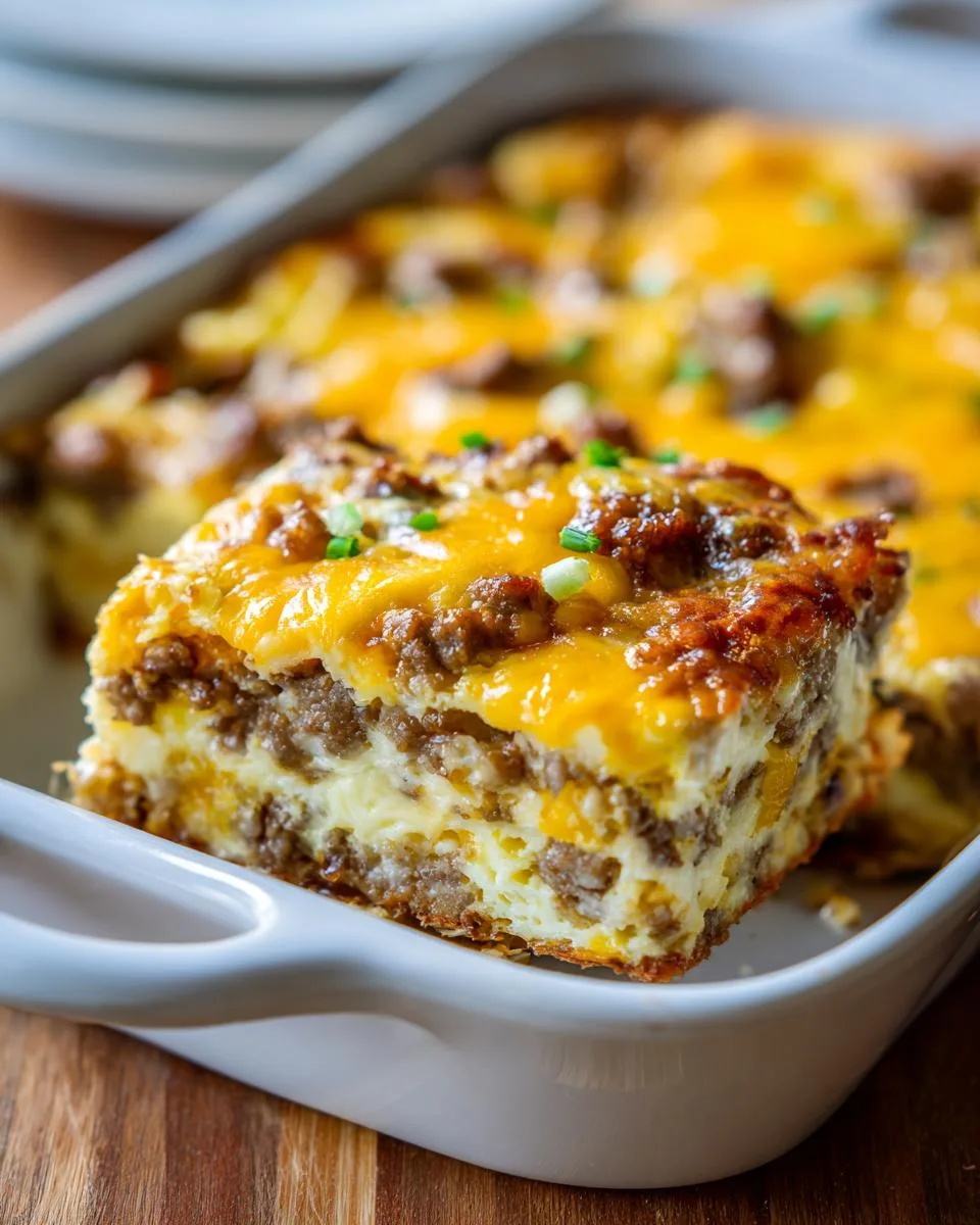 25g High Protein Breakfast Casserole That Keeps You Full for Hours