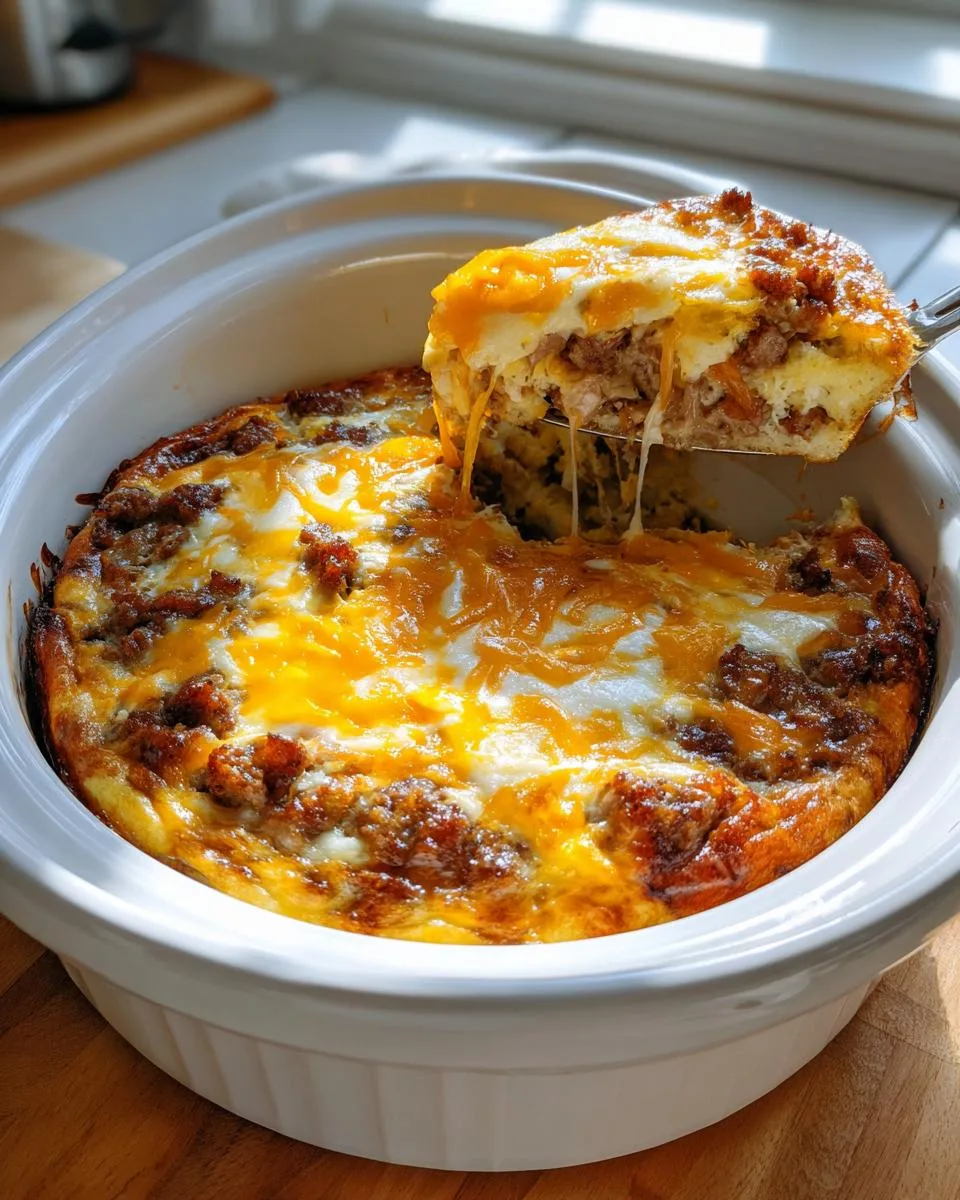 overnight slow cooker casserole - detail 4