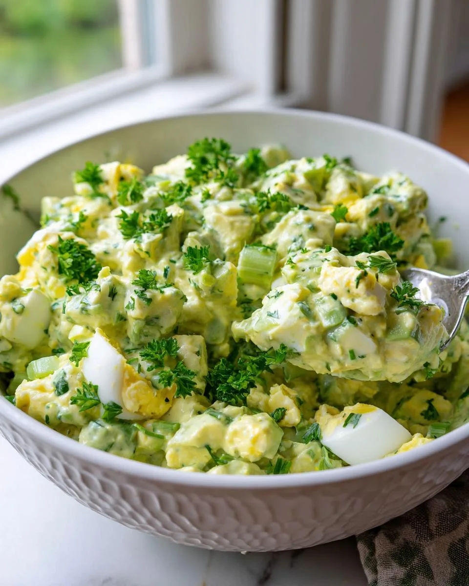 zesty avocado egg salad - detail 3