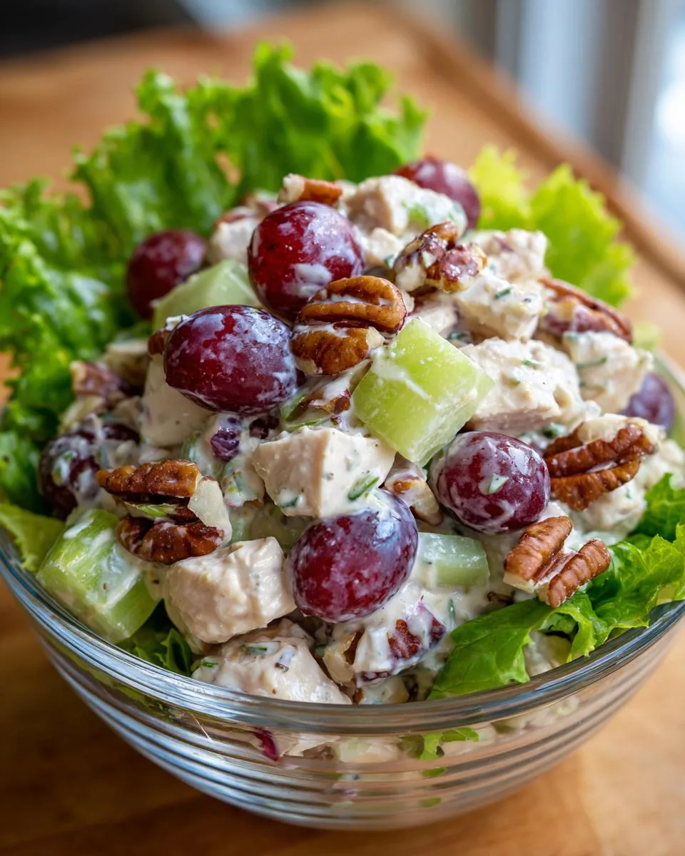 Apple Pecan Chicken Salad Bowl - detail 3