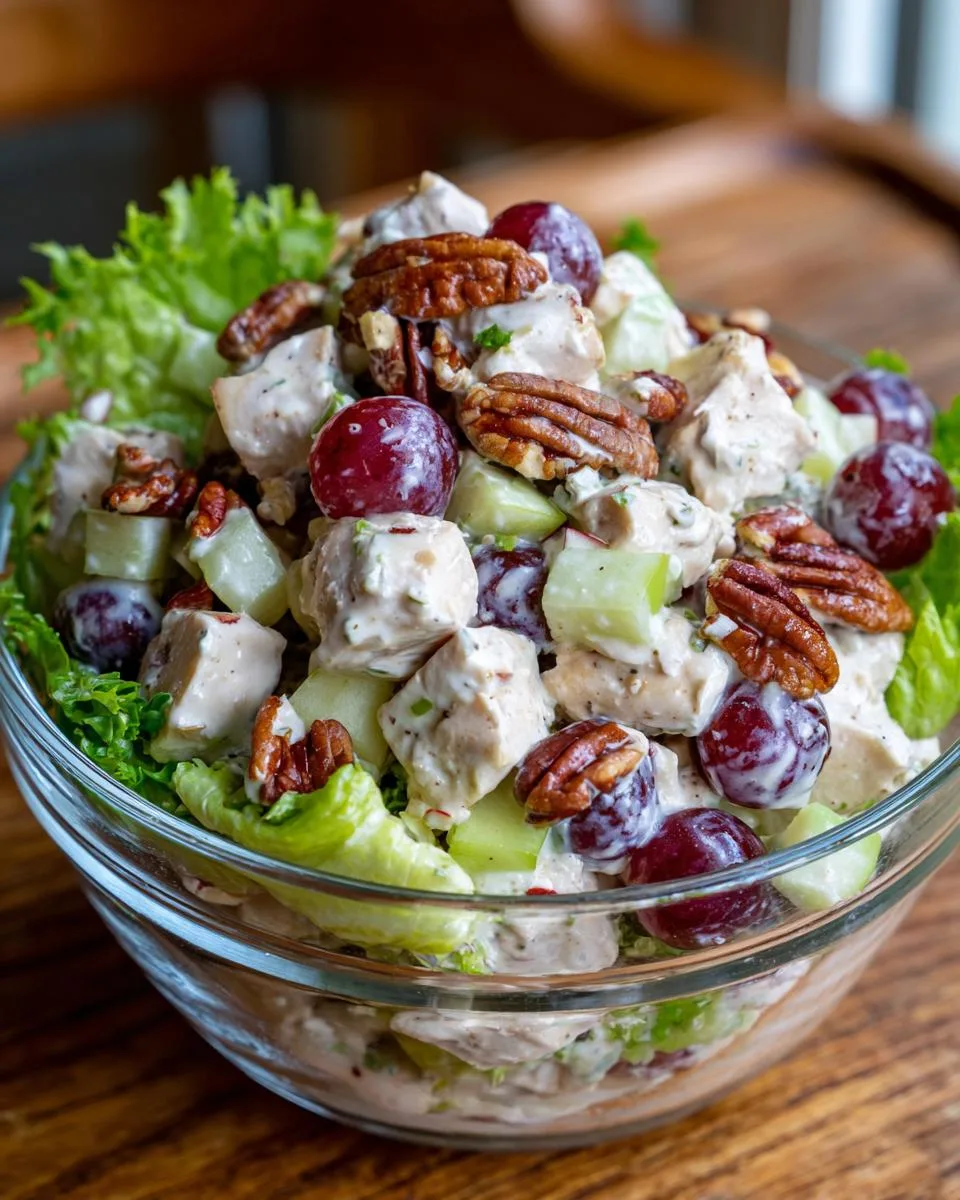 Apple Pecan Chicken Salad Bowl - detail 4