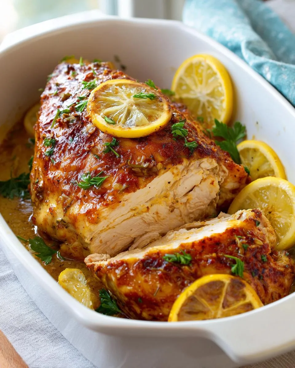 Baked Lemon Garlic Chicken - detail 3