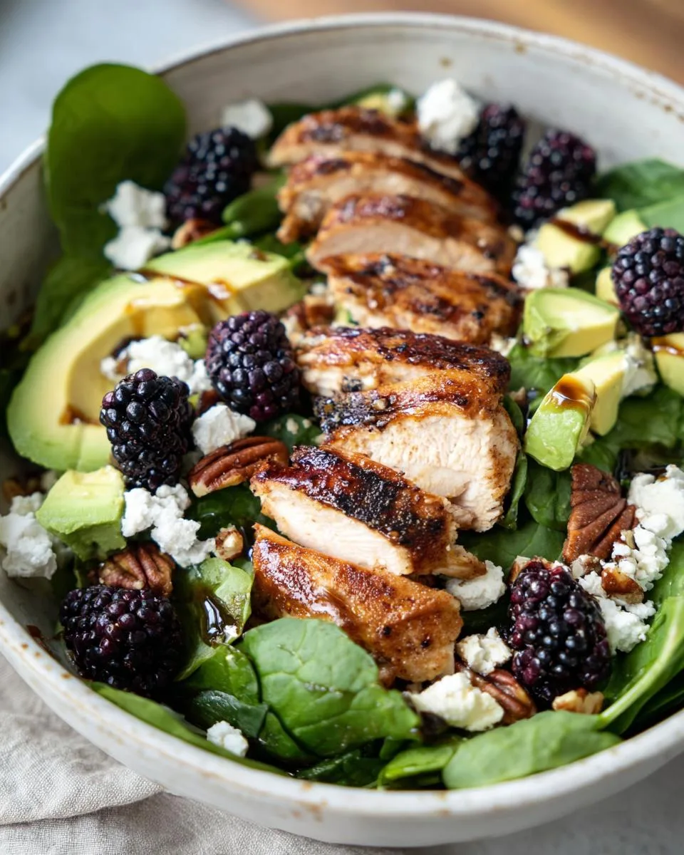 Balsamic Berry Chicken Salad Bowl - detail 4
