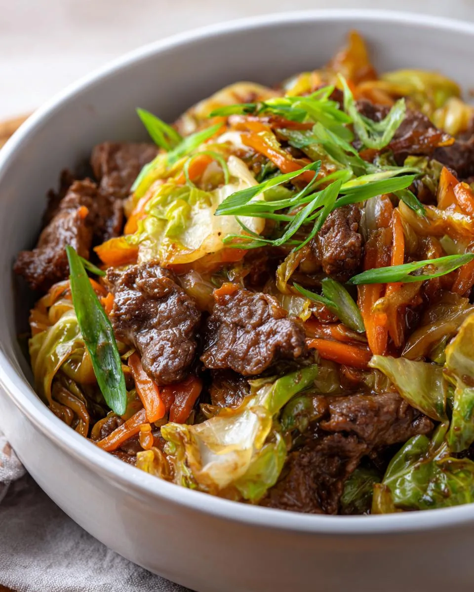 Beef Cabbage Stir-Fry - detail 4