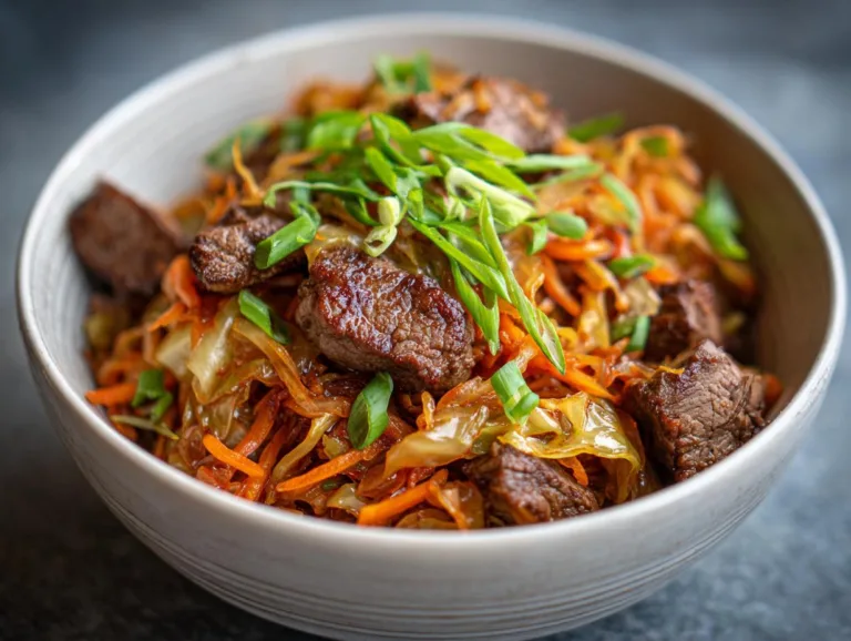 Beef Cabbage Stir-Fry