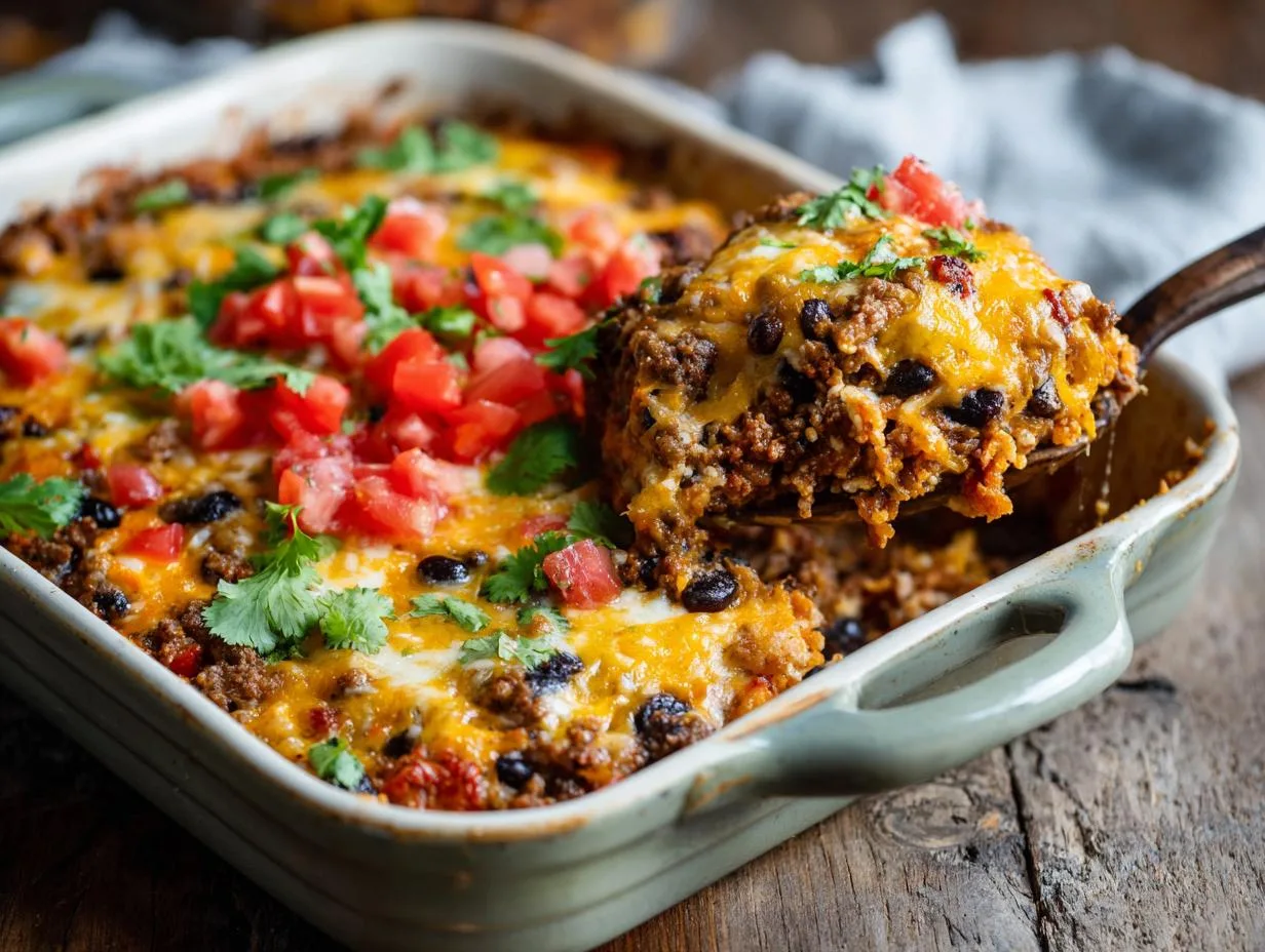 Irresistible 45-Minute Beef Dorito Casserole Recipe
