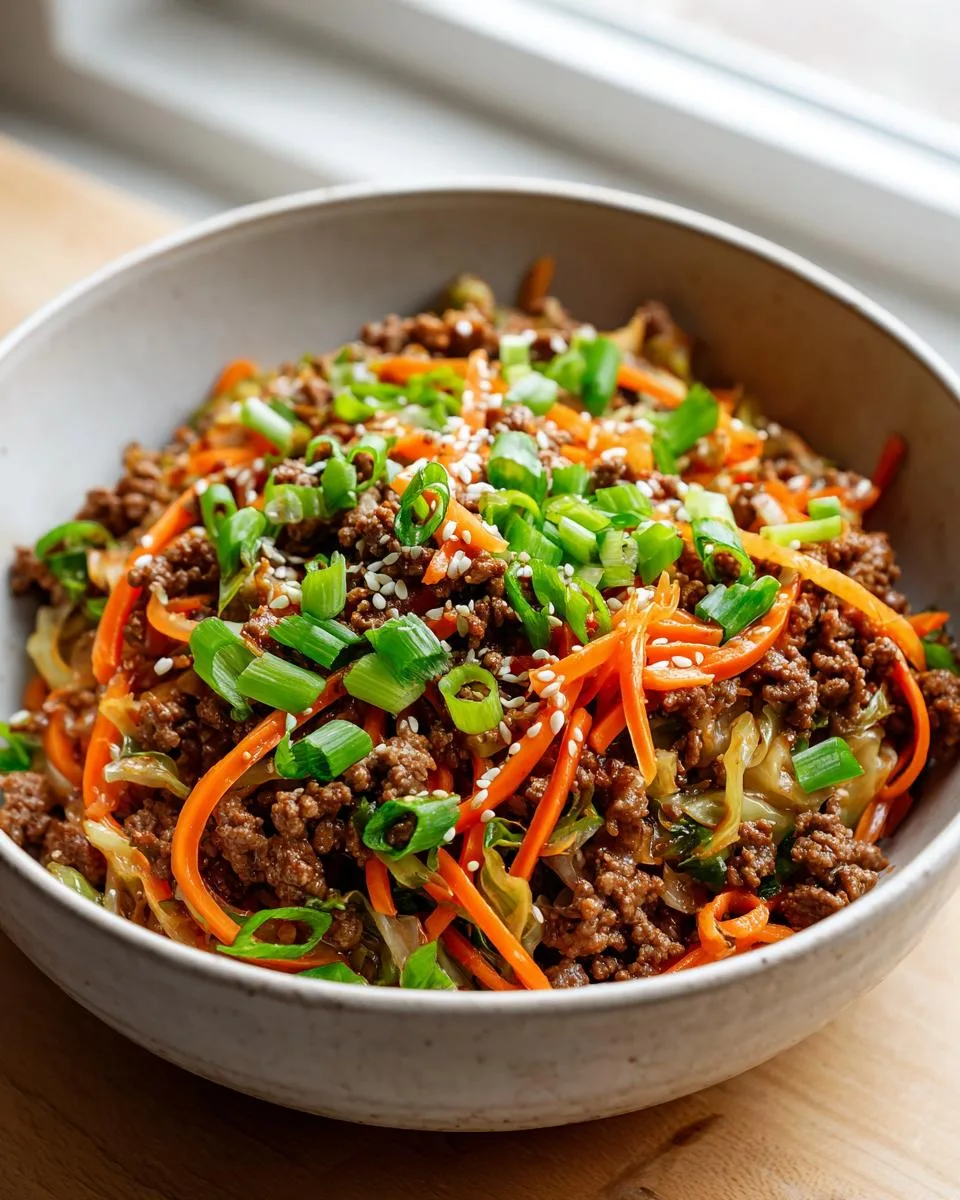 Beef Egg Roll Bowl - detail 3