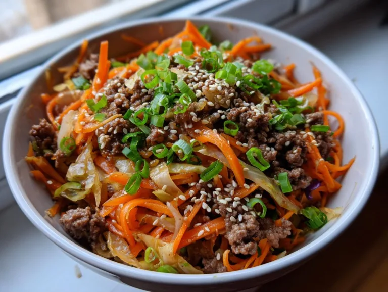 Beef Egg Roll Bowl