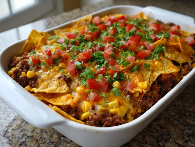Beef Nacho Bake