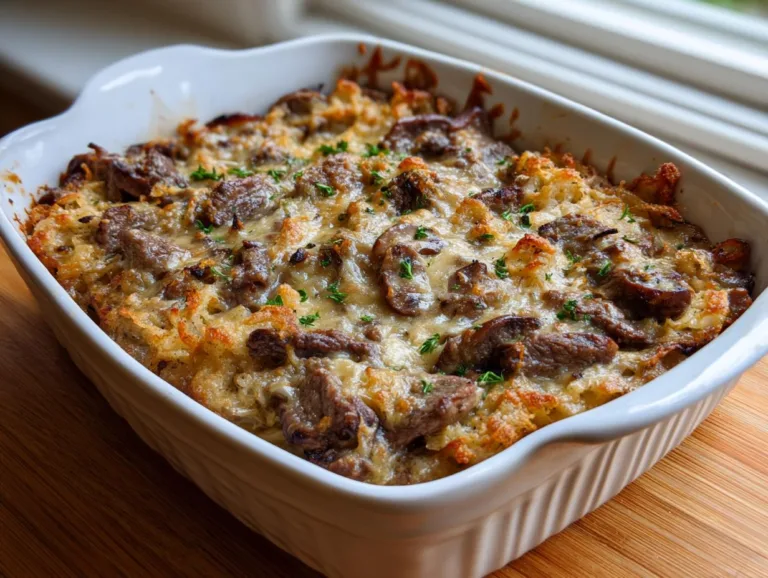 Beef Stroganoff Bake