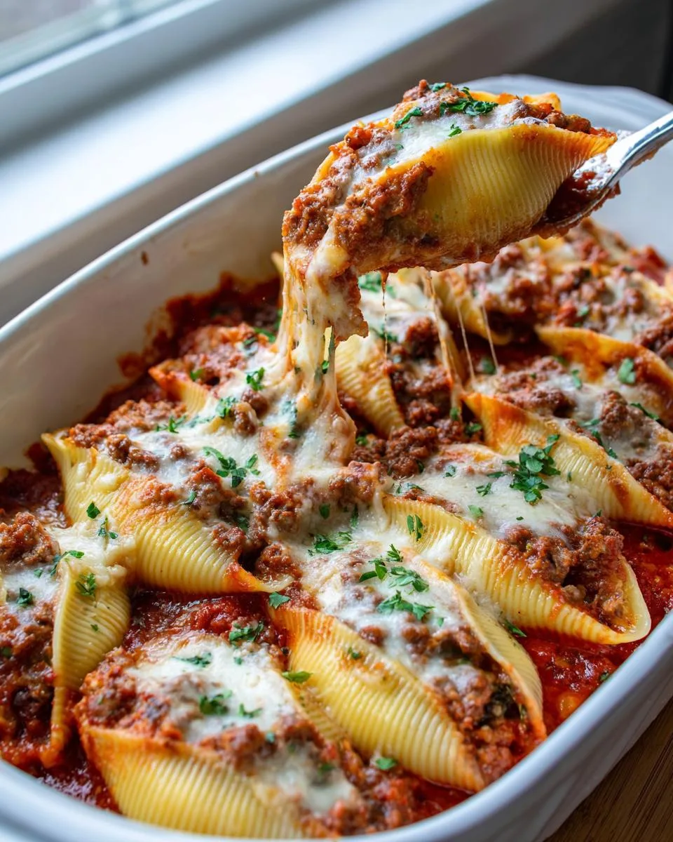 Beef Stuffed Shells Bake - detail 3