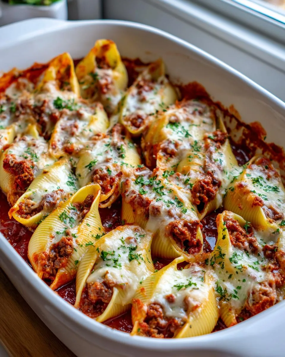 Beef Stuffed Shells Bake - detail 4