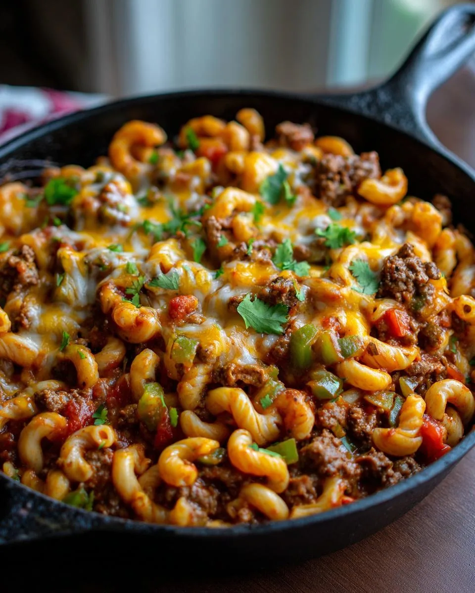 Beef Taco Pasta Skillet - detail 3