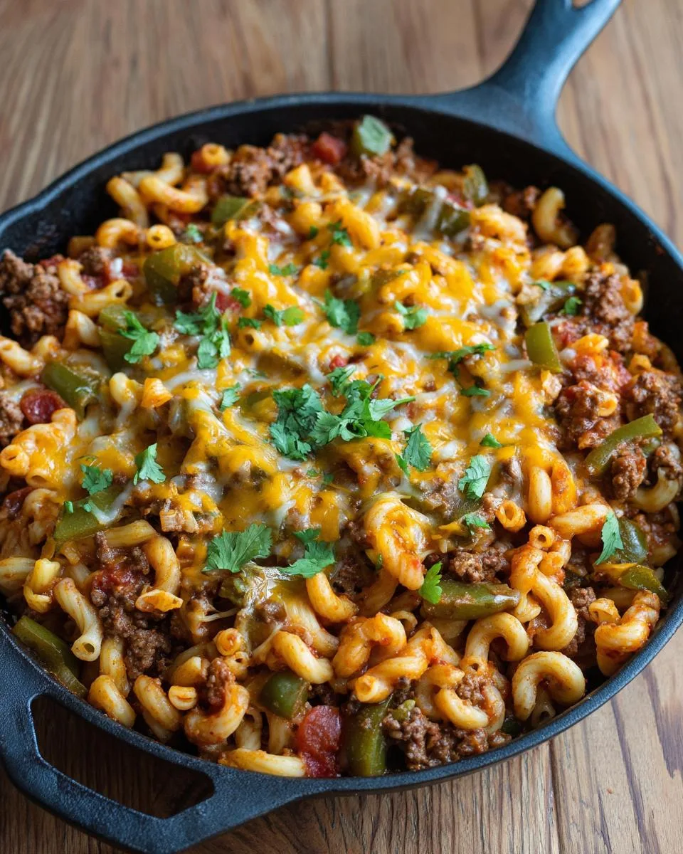 Beef Taco Pasta Skillet - detail 4
