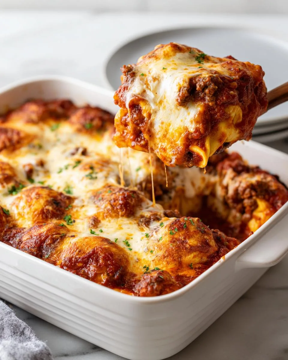 Beef Tortellini Bake - detail 2