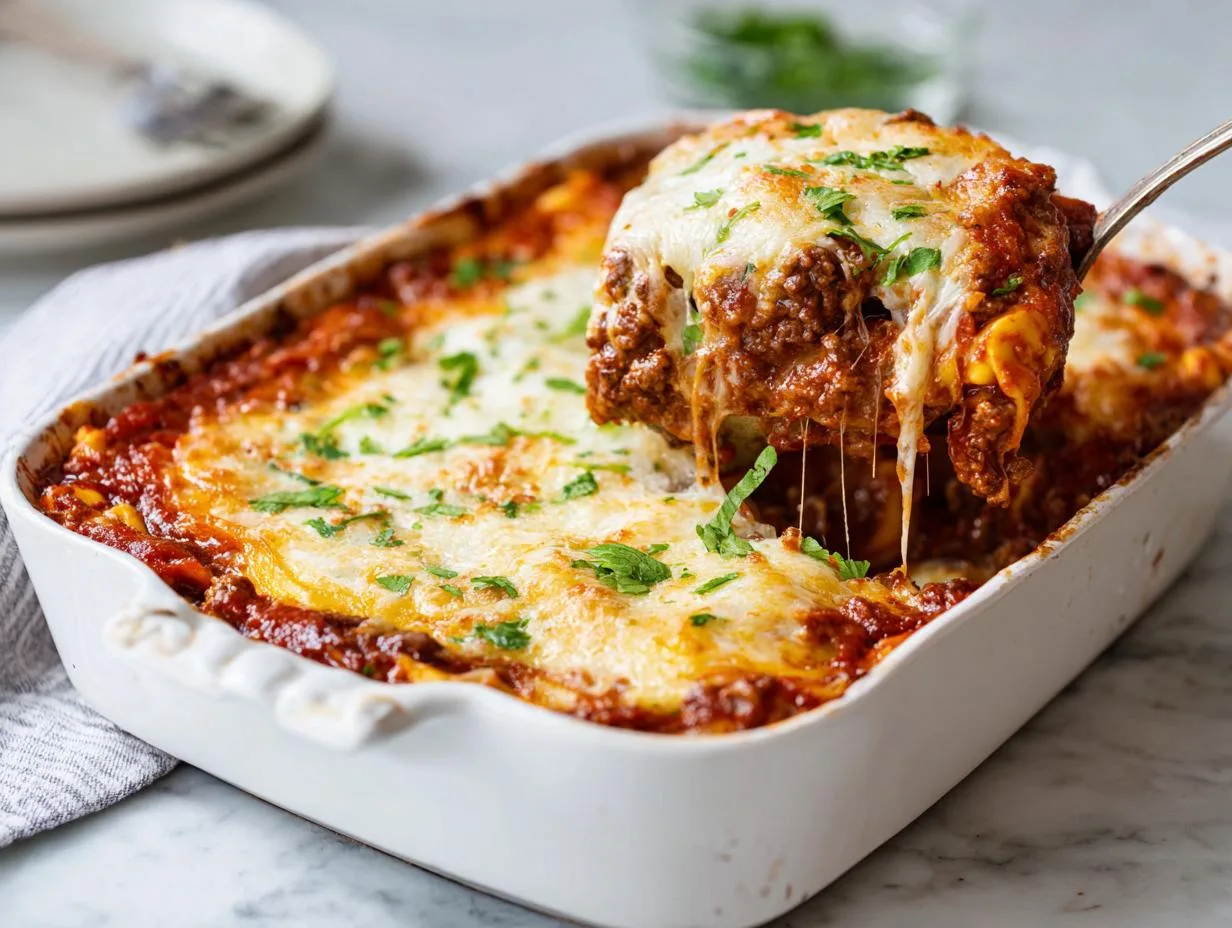 Irresistible Beef Tortellini Bake Ready in 45 Minutes
