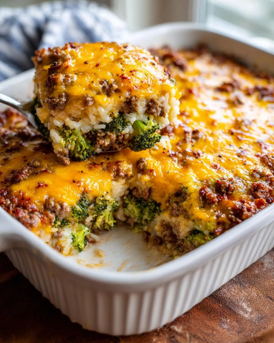 Broccoli Rice Beef Bake - detail 3