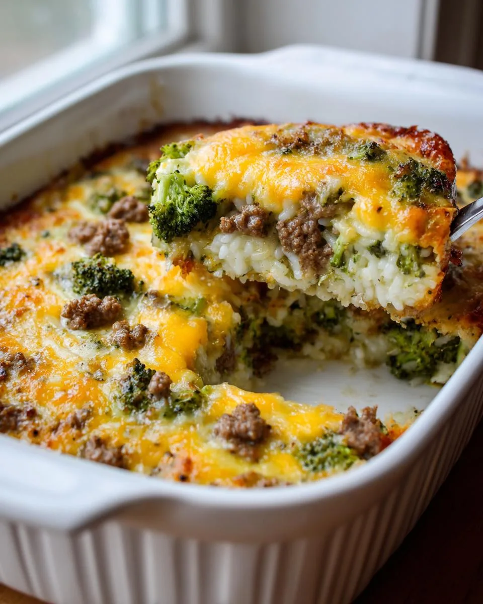 Broccoli Rice Beef Bake - detail 4