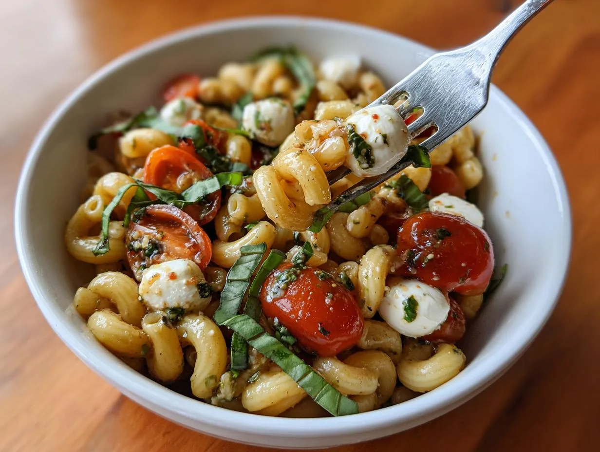 25-Minute Caprese Pasta Salad That Steals the Show