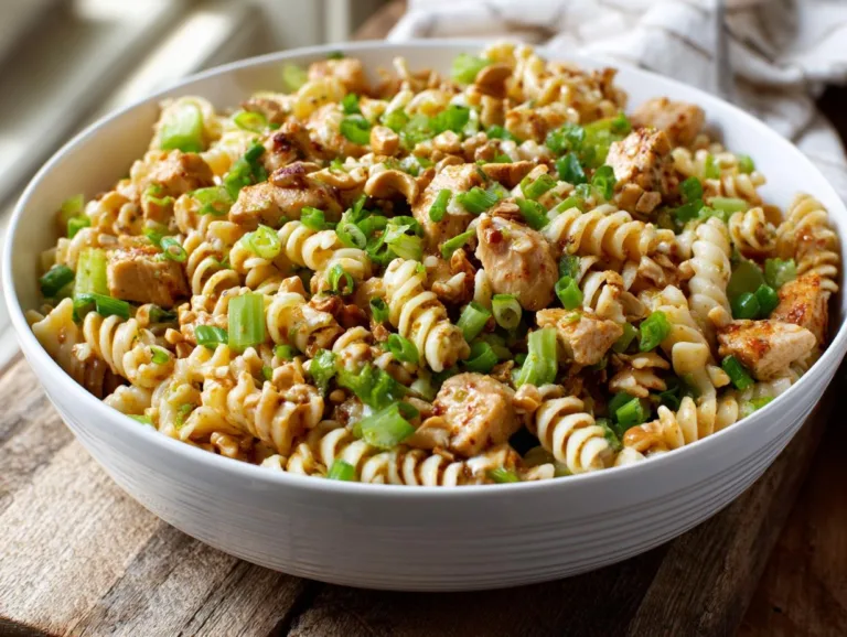 Cashew Chicken Pasta Salad Bowl