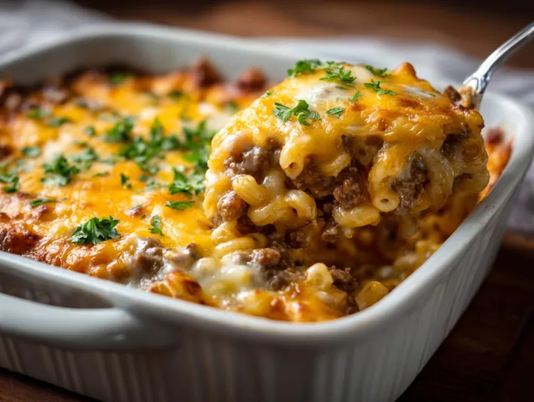Cheeseburger Macaroni Bake