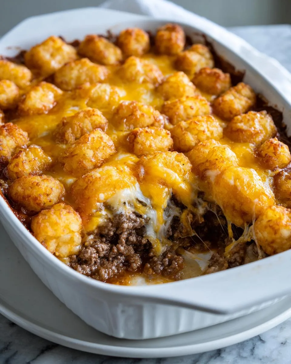 Cheeseburger Tater Tot Casserole - detail 4